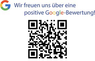 Wir freuen uns über eine positive Google-Bewertung!